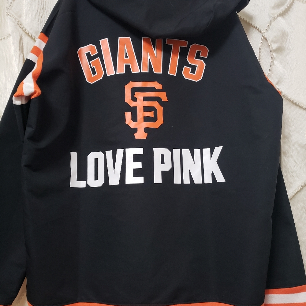 SF Giants PINK  Victoria's Secret Pullover Jacket